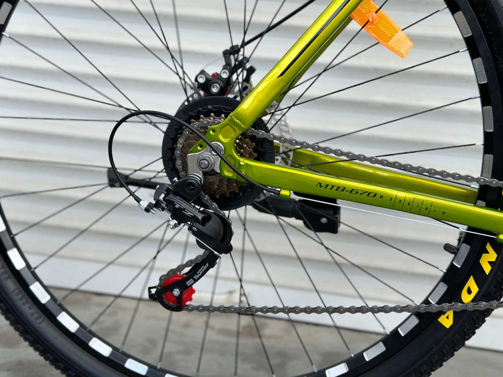 Велосипед горный алюминиевый 29 дюймов Toprider 670 оборудование Shimano рама 21"