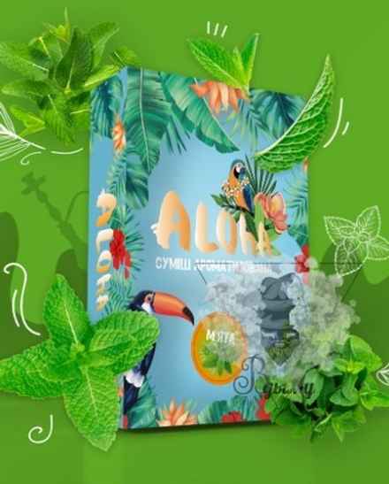 Бестабачная смесь Aloha Mint (Алоха Мята) 100г