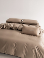 Комплект постельного белья Однотонный Сатин Элитный OCE022