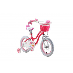 Детский двухколесный велосипед для девочки Royal Baby Stargirl 18 дюймов RB18G-1 с корзиной