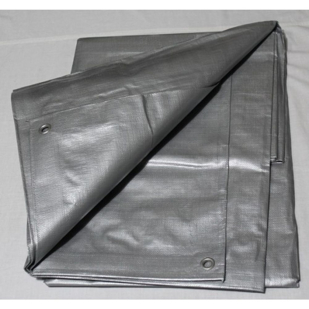 Тент полипропиленовый 4х5 от дождя и снега, затеняющий 100г./м2 (серый)