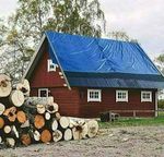 Тент 3х4 от дождя и снега, затеняющий 60г./м2. Ламинированный с кольцами.