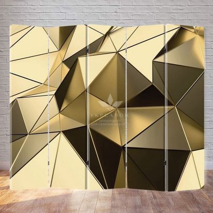 Ширма 3D Кристали Gold