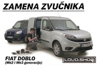 Komplet Zvučnika Fiat Doblo Mk2 i Mk3