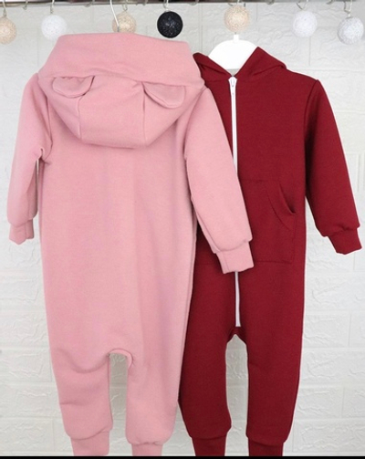 Ромпер з капюшоном «Ведмежа», двунитка (98 см)