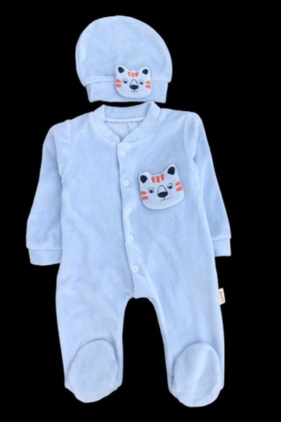 Чоловічок з шапочкою "Тигреня", велюр ТМ ""