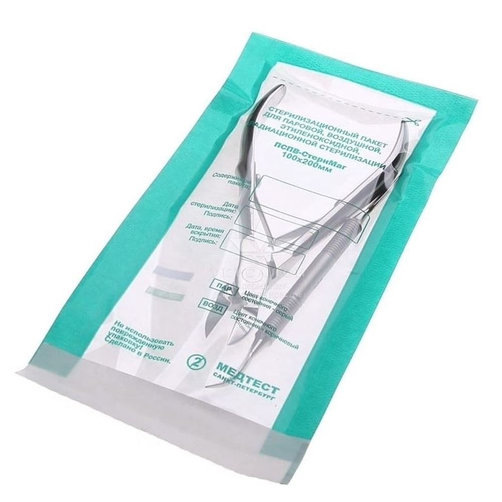 Набір пакетів з прозорою стороною 60 * 100мм