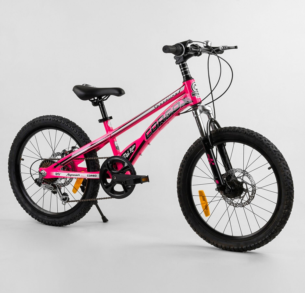 Детский спортивный велосипед 20 дюймов Corso Speedline магниевый