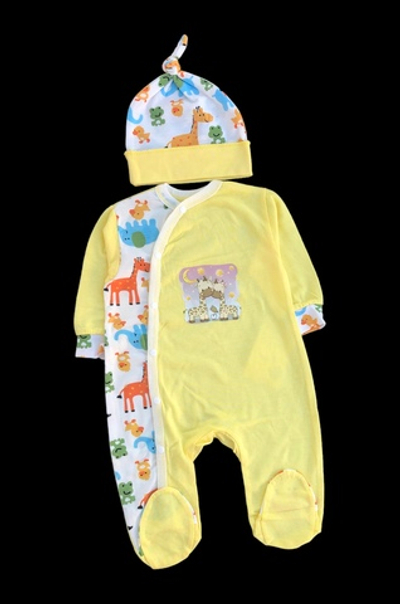 Чоловічок із шапочкою "Принт", кулір ТМ "Happy ТОТ" (62 см)