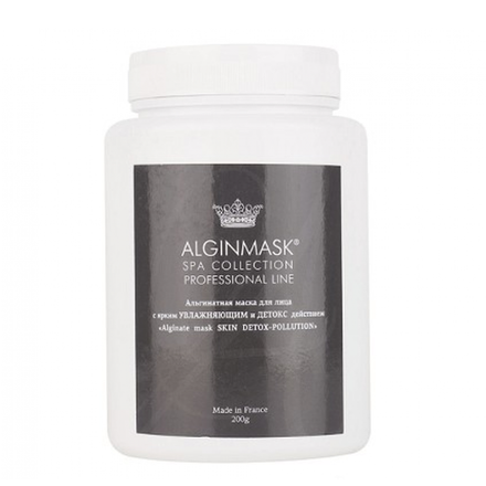 Альгінатна маска для обличчя з зволожуючою та детокс дією Peel off mask skin detox-pollution, Alginmask