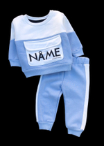 Дитячий костюм для хлопчика "Name" світшот + штани тринитка з начосом Babydoss (74 см)