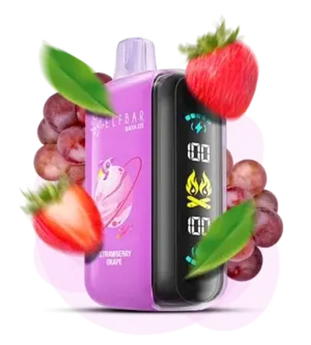 Elf Bar Raya D3 - Strawberry Grape (5% nic)