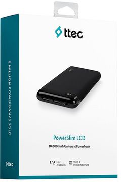 УМБ Ttec PowerSlim 10000mAh Black (2BB183S)