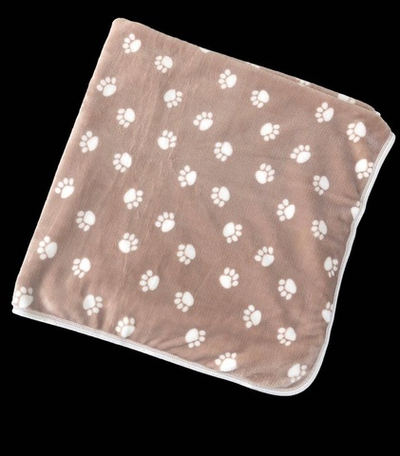 Плед "Лапки", велсофт, 90*90 см, ТМ "Happy ToT"