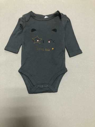 Боді з довгим рукавом, інтерлок "Kiabi" (62 см)