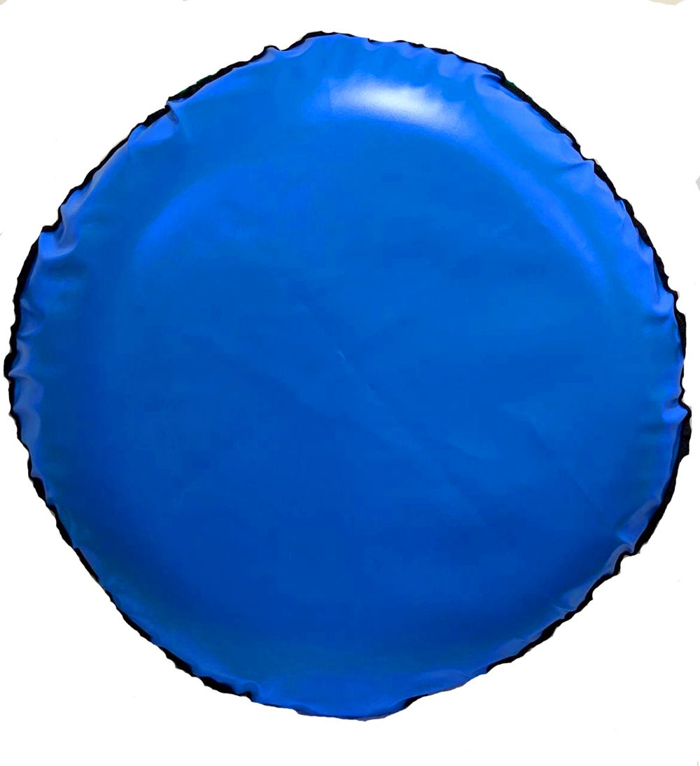 Надувные санки-ватрушки  для катания с горки "Роблекс blue" диаметр 100 см. (Оксфорд, ПВХ)