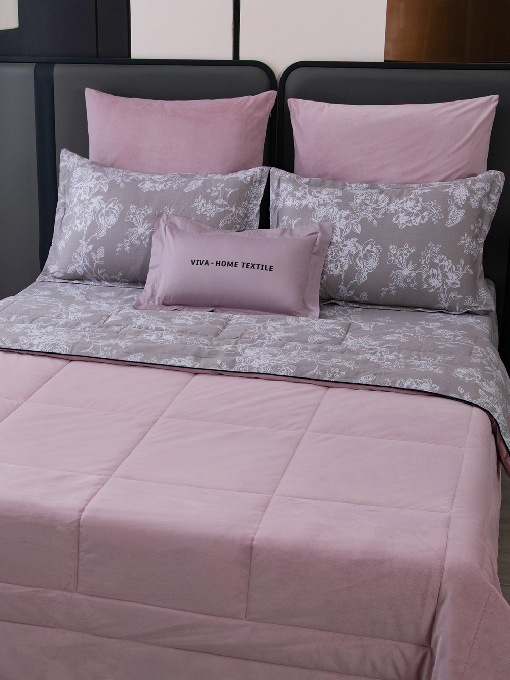 Комплект постельного белья Сатин Velouria Luxe с Одеялом VL012