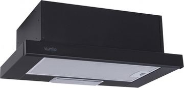 Витяжка VENTOLUX GARDA 50 BK (700) SLIM