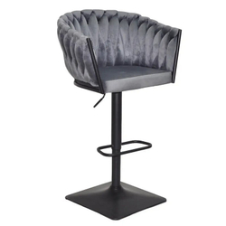 Стільчик для визажу Lolita Velor Black