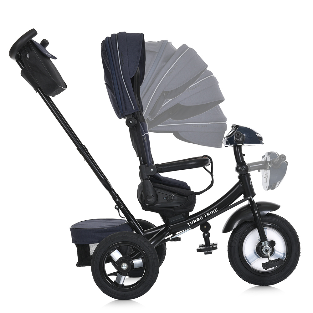 Дитячий триколісний велосипед Turbo Trike MT 1007 гумові колеса