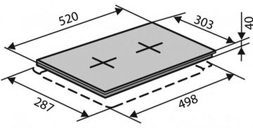 Варильна поверхня газова Domino VENTOLUX HG320 EE (BLACK) 2