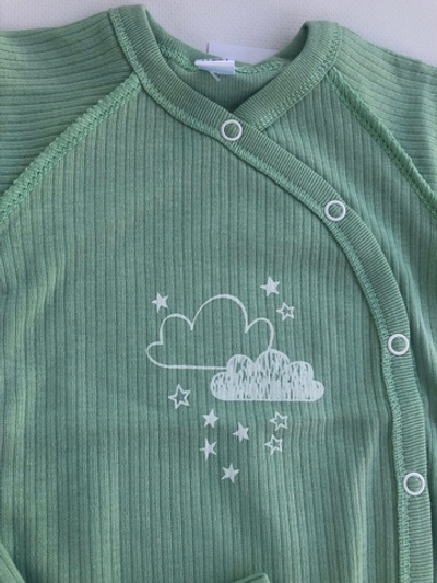 Боді-футболка "Mom loves me", мустанг (трикотаж рубчик) ТМ "Sweet Mario" (56 см)