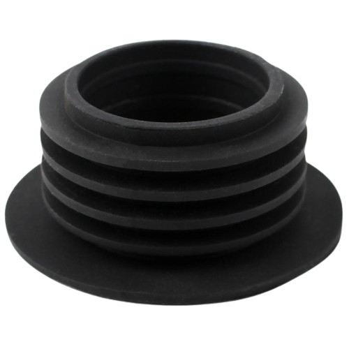 Силиконовый уплотнитель под колбу для кальяна с юбкой Черный