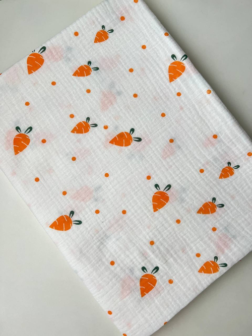 Пеленка муслиновая жатая двухслойная