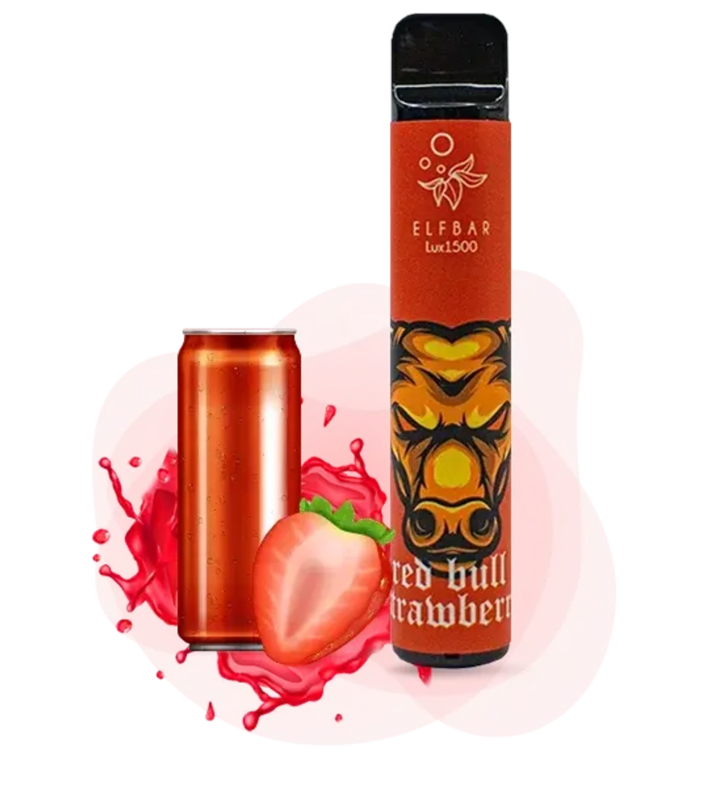 Elf Bar 1500 - Strawberry Energy 5% Nic lux