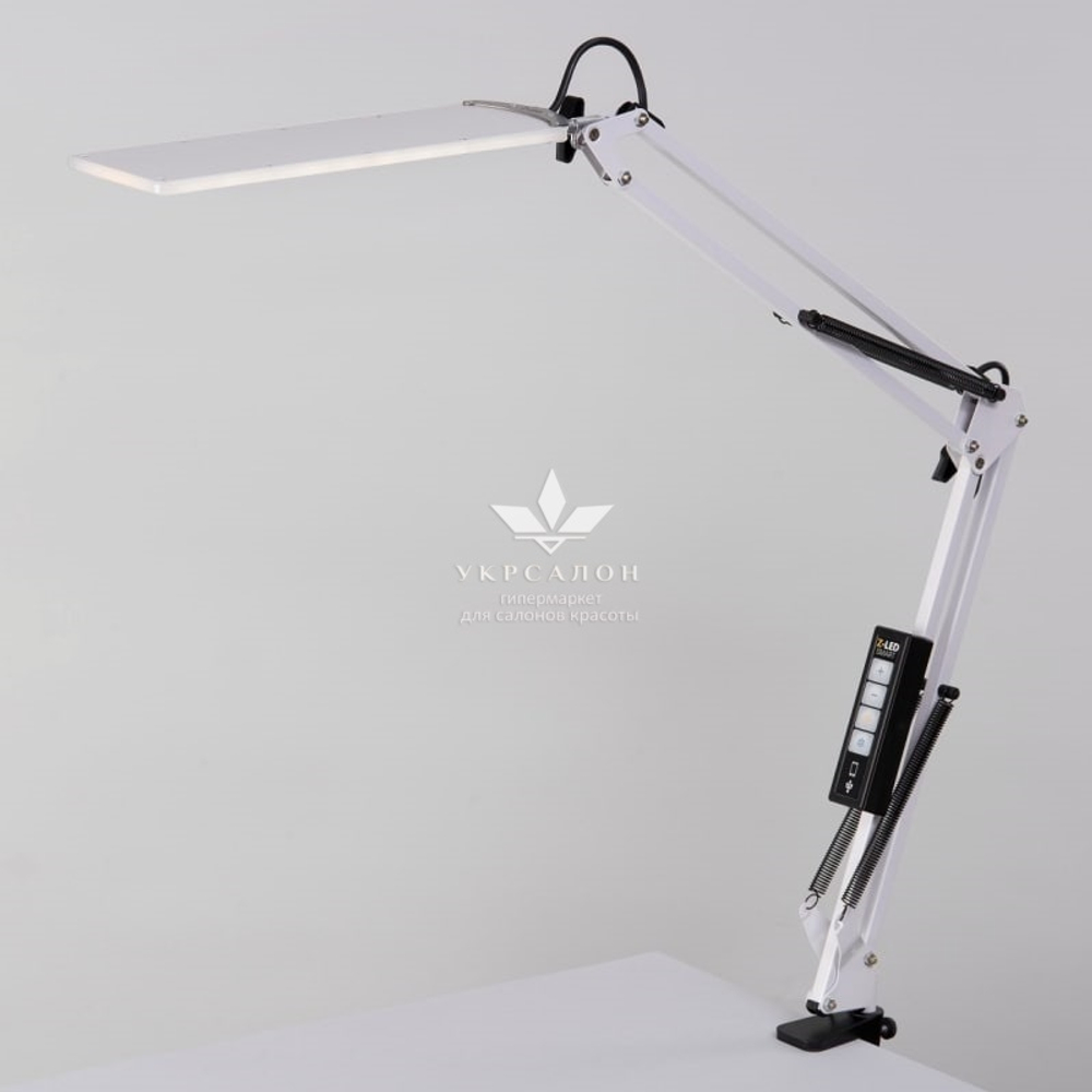 Настільна світлодіодна сенсорна LED лампа з USB та регулюванням світла X-LED-20 SW біла