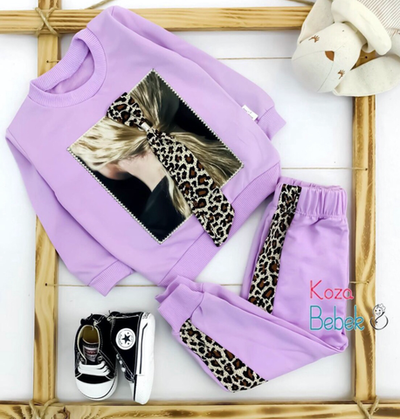 Костюм 2в1: світшот, штани "Леді", двунитка ТМ "Babydoss"