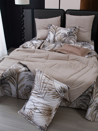 Комплект постельного белья Сатин Velouria Luxe с Одеялом VL014