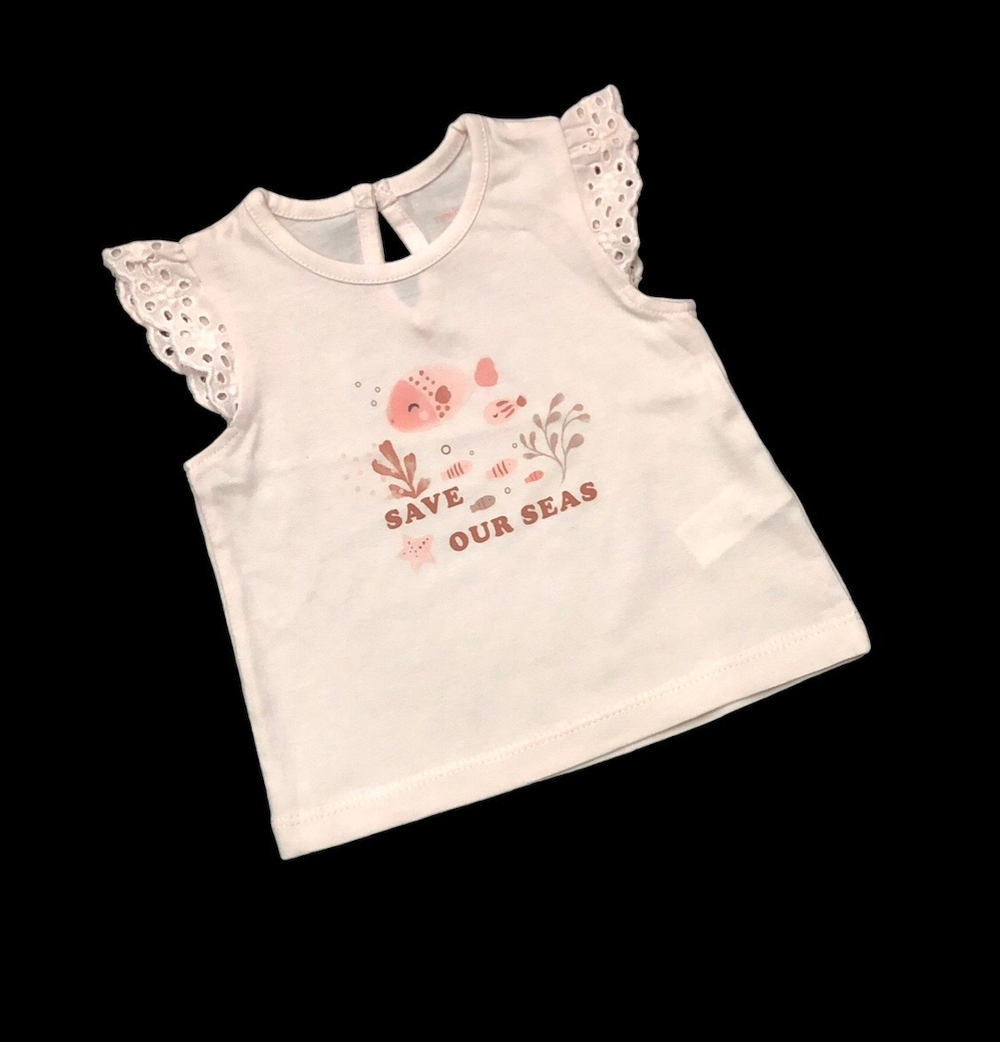 Майка "Save our seas", бавовна ТМ "C&A" (56 см)