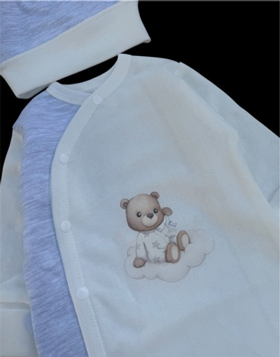 Чоловічок із шапочкою "Ведмежа", футер, ТМ "Happy ТОТ"