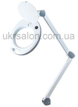 Лампа-лупа 6014 LED-3(5) с регулировкой яркости, холодный свет, 1-12W