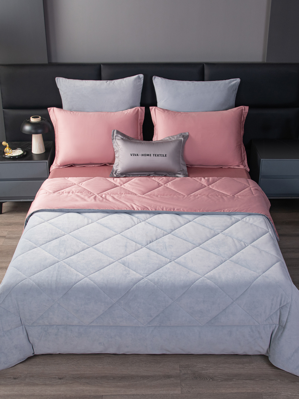 Комплект постельного белья Сатин Velvet Premium с Одеялом VP002