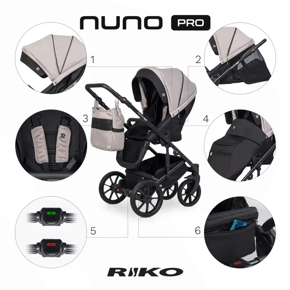Прогулянкова коляска 2 в 1 Riko Nuno Pro