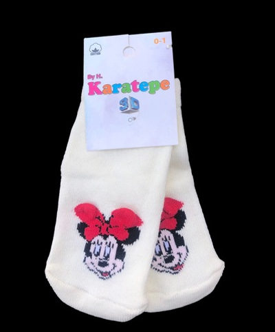 Шкарпетки "Мінні", котон ТМ "Karatepe socks" (0-6 міс)