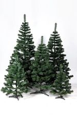 Искусственная елка (ПВХ). Высота 2.20м. С короткой и мягкой иглой.