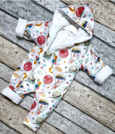 Комбінезон з капюшоном "Motley", плащівка, махра ТМ "Happy Baby"