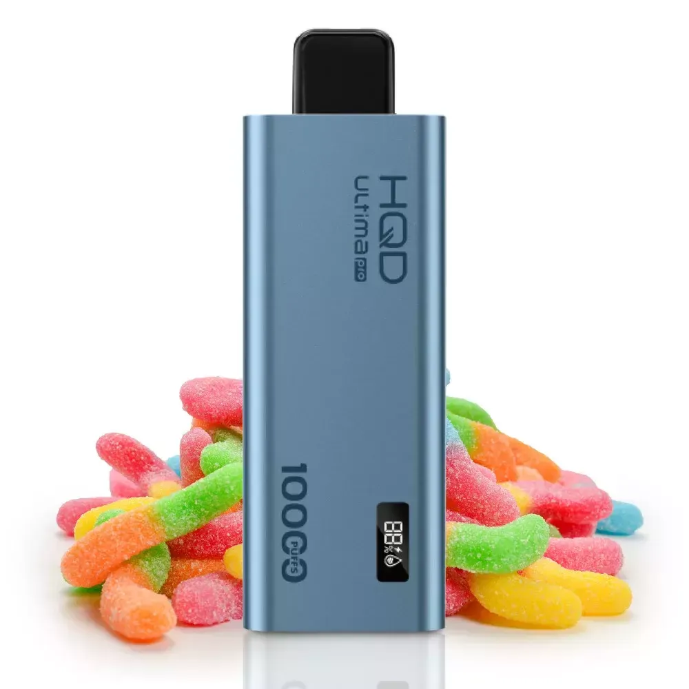 HQD Ultima pro 10000 Sour Gummy Worms (5% nic)