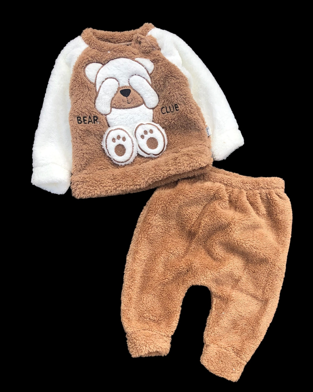 Костюм 2в1: світшот, штани "Bear club", махра ТМ "Murat Baby" (74 см)