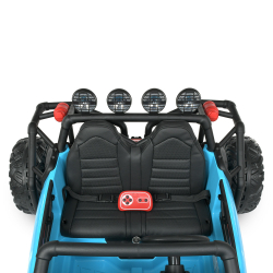 Детский двухместный электромобиль джип багги Bambi JS3168EBLR(24V)