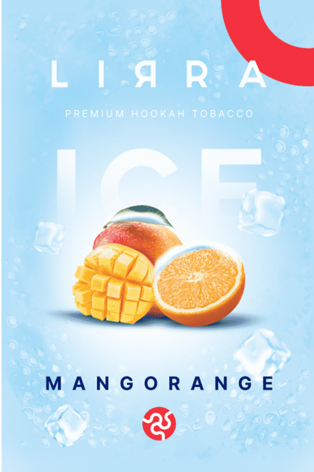Табак Lirra Ice Mango Orange (Лира Лед Манго Апельсин) 50г