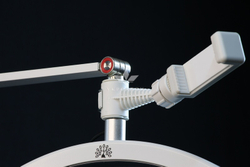 Безтіньова настільна Led лампа на струбціні HD-M3X Global Fashion, 20 Вт, біла