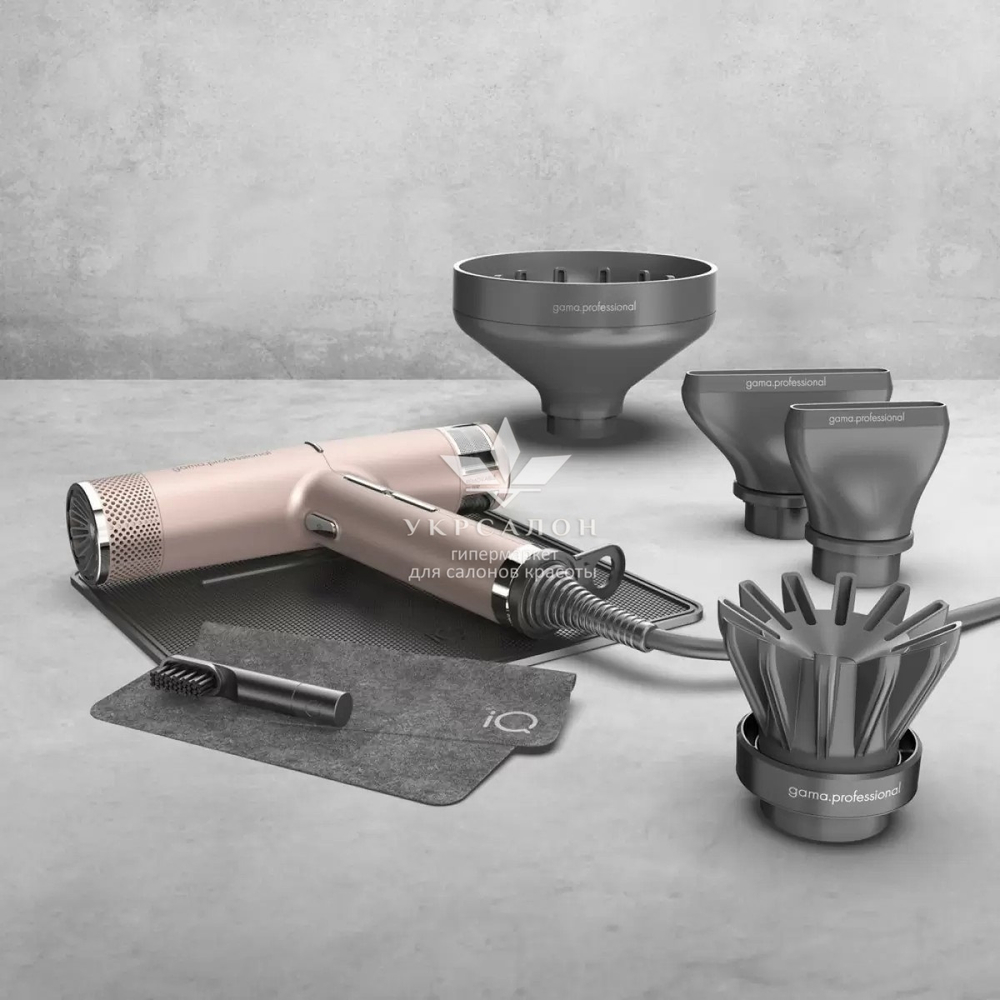 Фен профессиональный Gama IQ 2 Rose Gold розовое золото