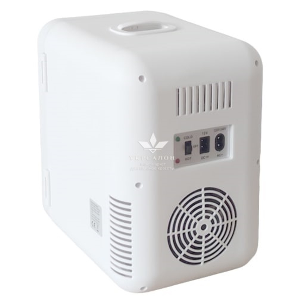 Мини холодильник для косметики, зеркальный, 2 в 1 "Охлаждение + Нагрев", 6л