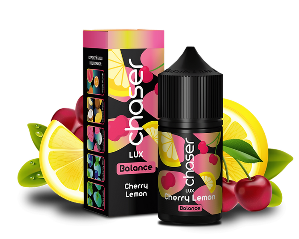 CHASER LUX Cherry Lemon (6,5% nic, 30ml)
