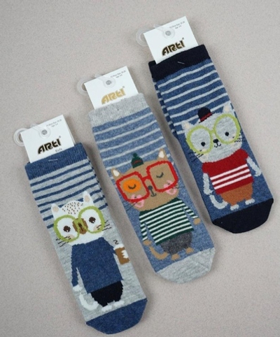 Шкарпетки демісезонні "Cat", бавовна "Arti"