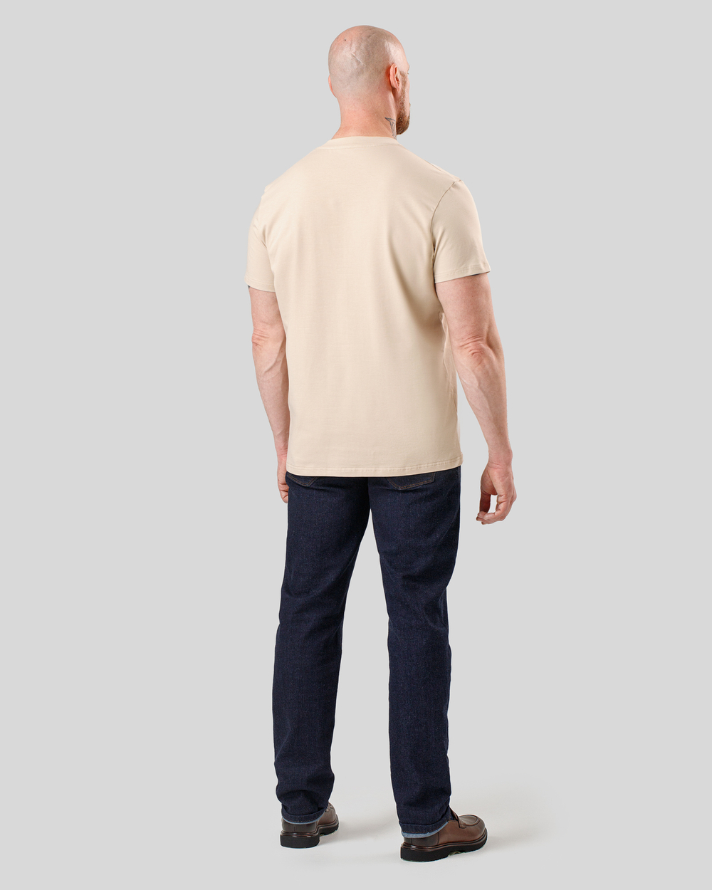 Футболка чоловіча світло-бежева (арт. 7462300607)